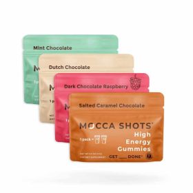Mocca Shots Energy Gummies with Caffeine | 12-Pack - Variety Box