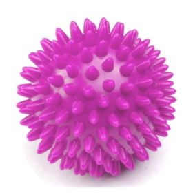 Hard thorn massage ball hand holding thorn ball touch training ball pvc acupressure massage ball yoga ball (Option: Purple2-9cm)