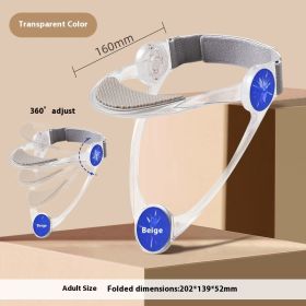 Adjustable Neck Support Relax Neck Raise Correction Cervical Spine (Option: Adult Transparent-Free Size)