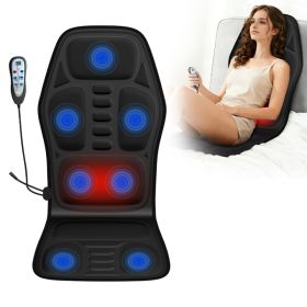Massage Chair Pad,Back Massage With Heat,Massage Pad With 7Vibration Motors,Chair Massager For Office Chair, Massage Chair For Home Office Use (Option: Textile fabric)
