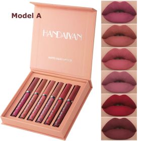 6Pcs Matte Liquid Lipstick Set - Waterproof, Long Lasting & Non-Stick Cup Velvet Lip Gloss - Highly Pigmented Nude & Bold Lip Color Kit - Perfect Beau (Option: Set A)